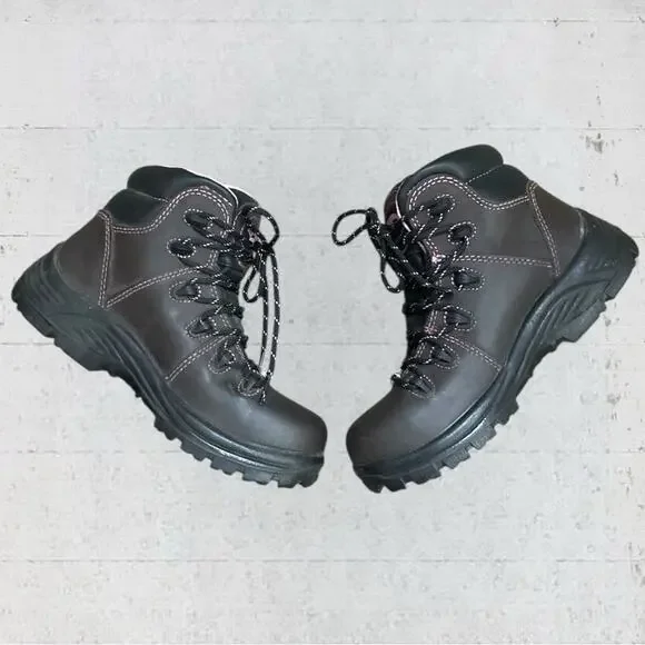 Avenger Woman’s A7123 Framer Brown/Lilac Composite Toe Waterproof Work Boots 6.5 - Picture 2 of 9